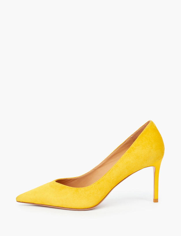 Желтые женские туфли на шпильке MASCOTTE 15-2145113-4603M | ракурс 1