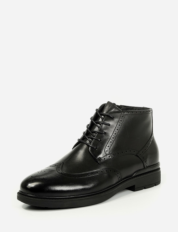 Черные мужские ботинки MASCOTTE 104-1215134-3128M | ракурс 3