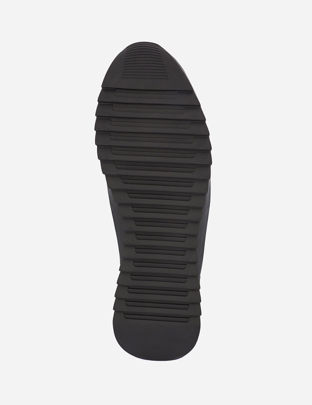 Черные мужские кроссовки из велюра MASCOTTE 128-124211-0202 | ракурс 6