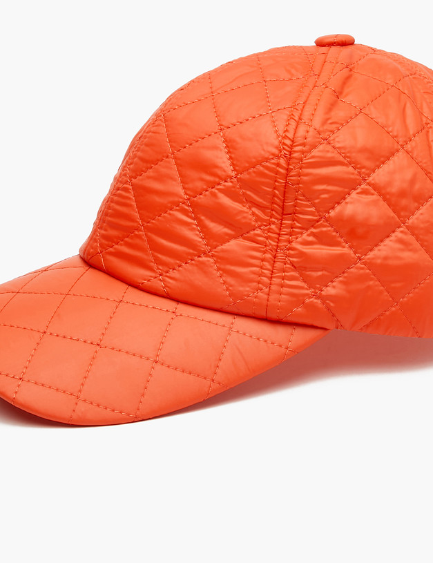 Оранжевая стеганая кепка MASCOTTE 746-2202-2413 | ракурс 6