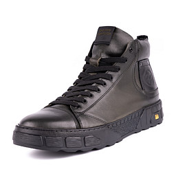 339-32MZ-007KN Ботинки для активного отдыха мужские нат.кожа/шерсть-и.мех хаки, Quattrocomforto