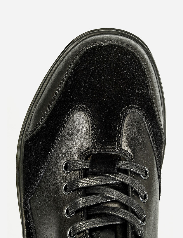 Черные мужские ботинки из кожи MASCOTTE 22-1213724-0102 | ракурс 6