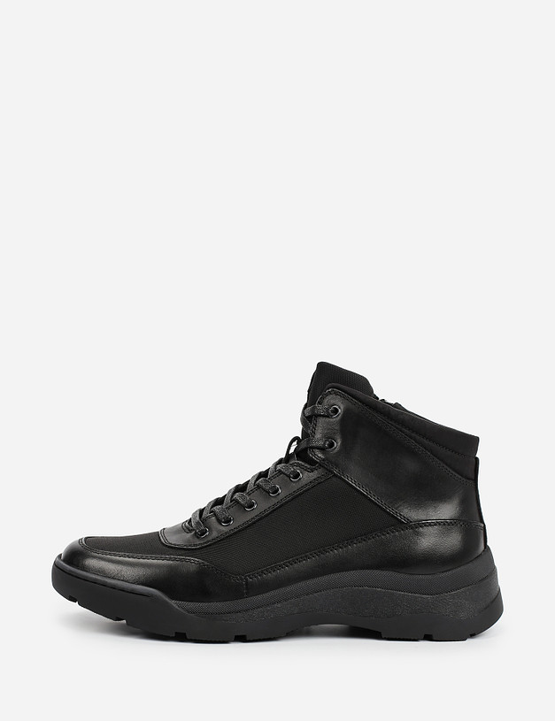Черные мужские ботинки MASCOTTE 22-121524-0102 | ракурс 1