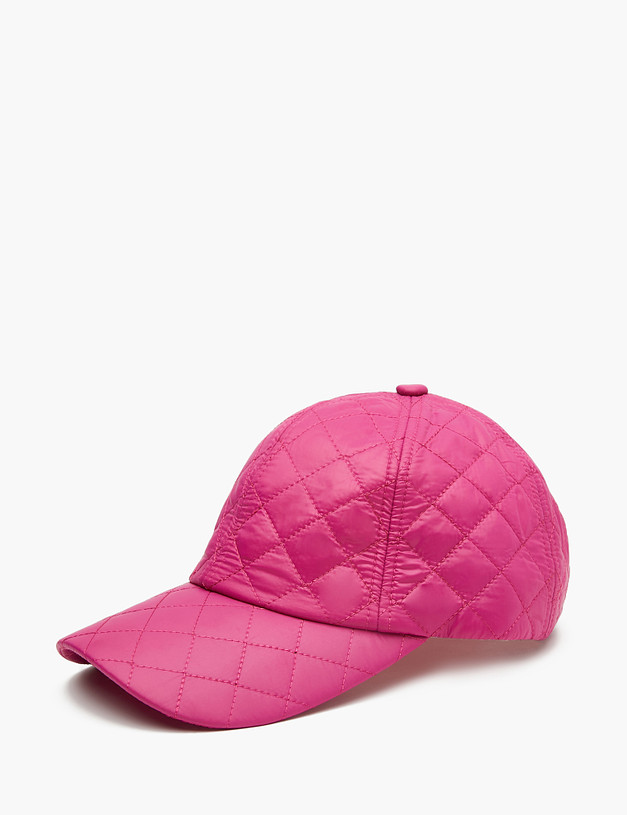 Розовая стеганая кепка MASCOTTE 746-2202-2406 | ракурс 3