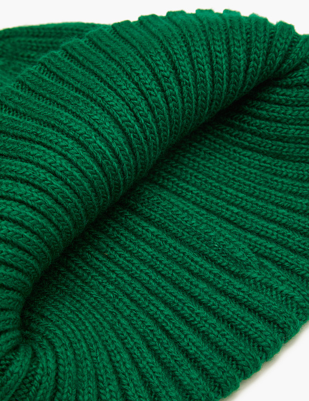Зеленая женская шапка MASCOTTE 781-3231-75004 | ракурс 4