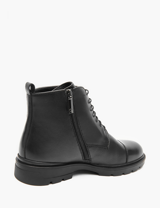 Черные мужские зимние ботинки MASCOTTE 128-321332-0102 | ракурс 3