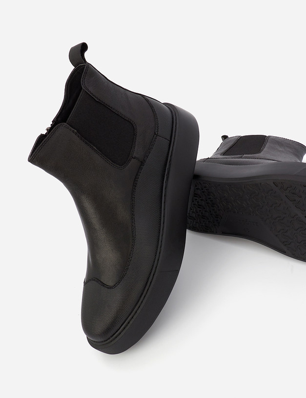 Черные мужские ботинки челси MASCOTTE 22-1293424-0102 | ракурс 8