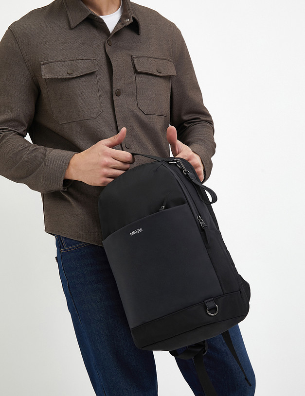 Черный мужской рюкзак MASCOTTE 665-3205-202 | ракурс 1