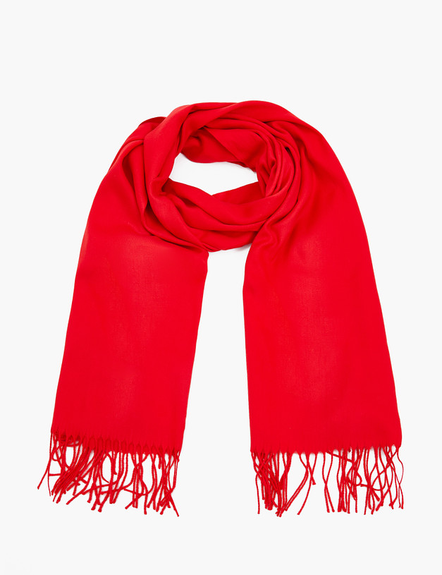 Красный женский шарф MASCOTTE 766-3228-2405 | ракурс 2