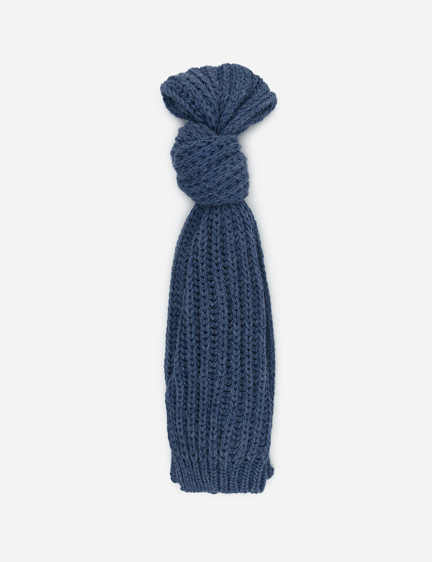 Синий женский шарф MASCOTTE 781-0218-503 | ракурс 1
