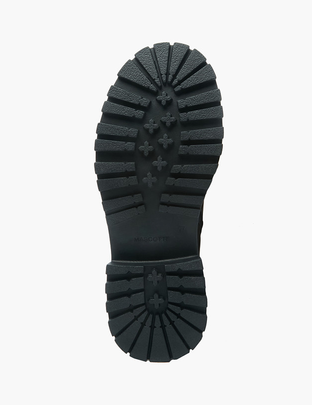 Черные женские ботинки с мехом MASCOTTE 102-220331-0102 | ракурс 7