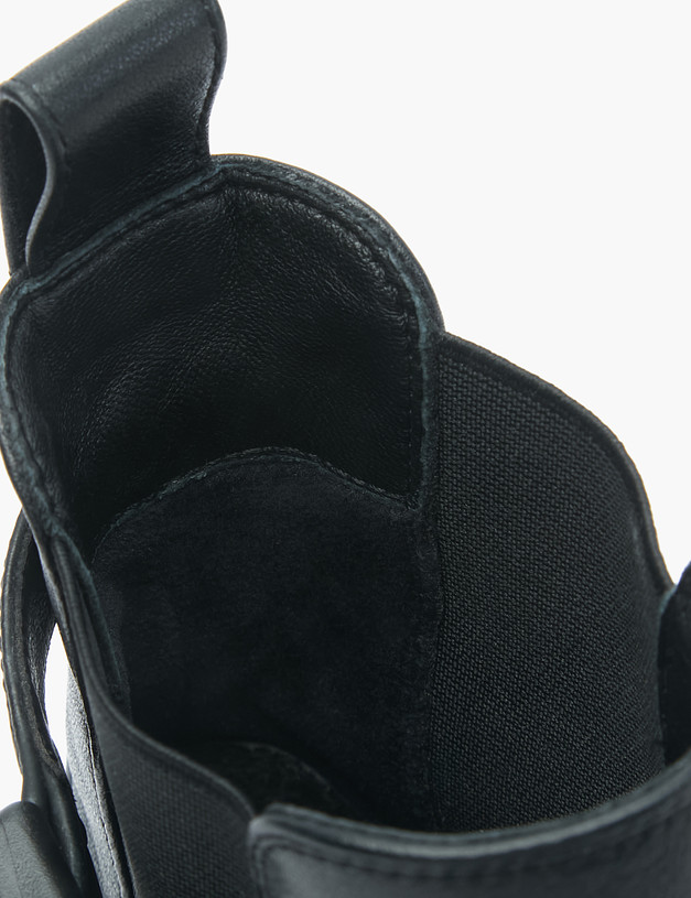 Черные женские челси на широком каблуке MASCOTTE 94-221422-0102 | ракурс 7