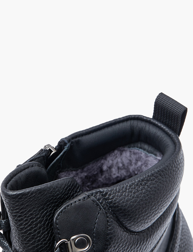 Черные мужские зимние ботинки MASCOTTE 22-3253432-3128M | ракурс 6