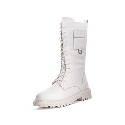78-32WB-918VE Сапоги женские кож.спилок/ворс.ткань-шерсть бел, Zenden