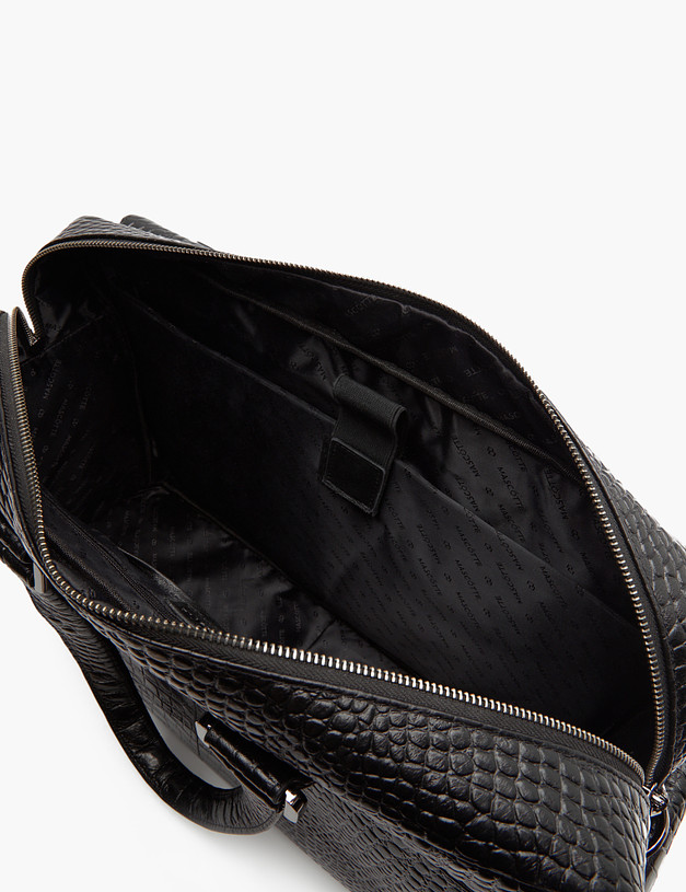 Черная мужская дорожная сумка MASCOTTE 622-3105-102 | ракурс 3