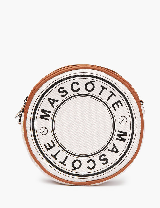Круглая женская сумка кросс-боди из текстиля MASCOTTE 671-2123-201 | ракурс 2