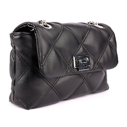 DO-41BWC-003 Сумка женская и.кожа/текстиль черн, S, INSTREET