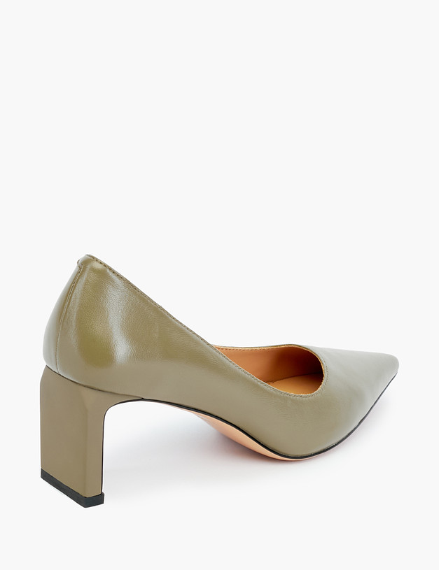Женские туфли оливкового цвета MASCOTTE 15-2144912-4584M | ракурс 4