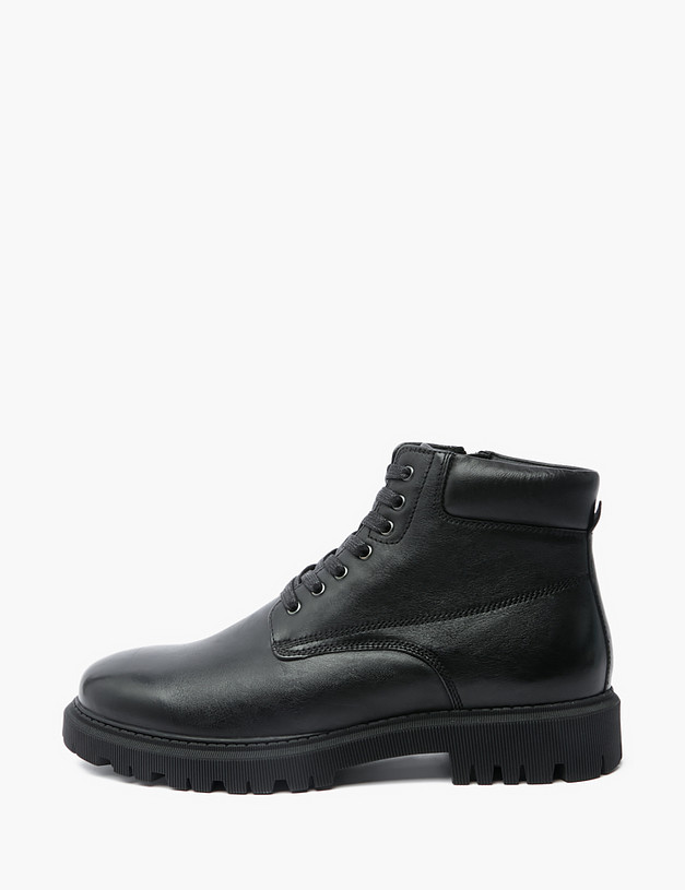 Черные зимние мужские ботинки на меху MASCOTTE 22-2253431-4111M | ракурс 3