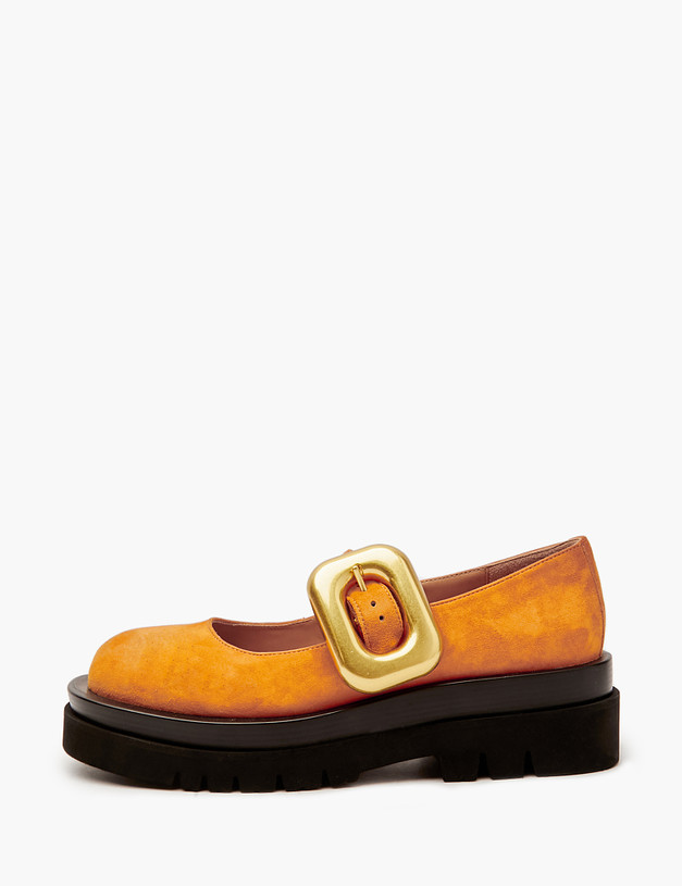 Оранжевые женские туфли Мэри Джейн MASCOTTE 47-4126311-4641M | ракурс 1