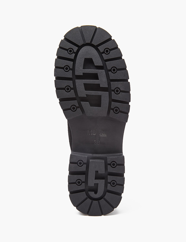 Черные женские зимние ботинки MASCOTTE 233-320632-0202 | ракурс 5