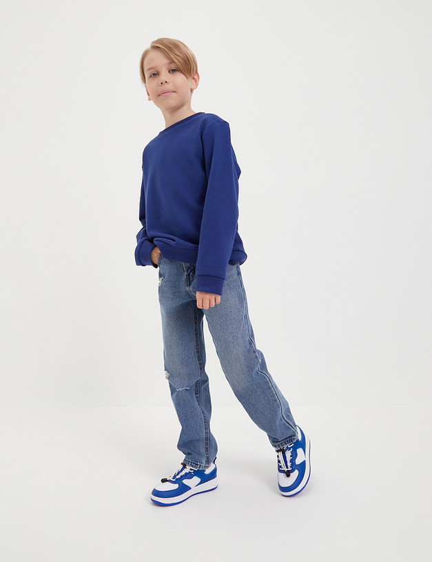 Белые детские кроссовки с шнурком резинкой MASCOTTE 189-413521-0203 | ракурс 8