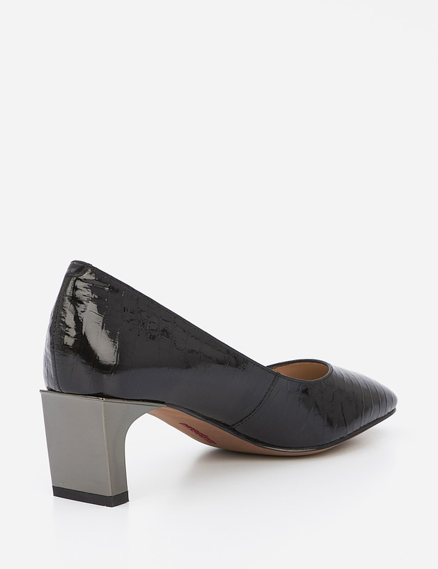 Черные лаковые женские туфли MASCOTTE 21-120611-5124M | ракурс 4