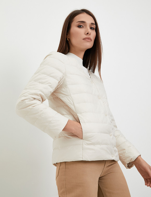 Белая женская куртка MASCOTTE 234-3311-2401 | ракурс 7