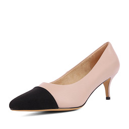 80-42WB-002VT Туфли женские кож.спилок-текстиль/текстиль беж-черн, Zenden