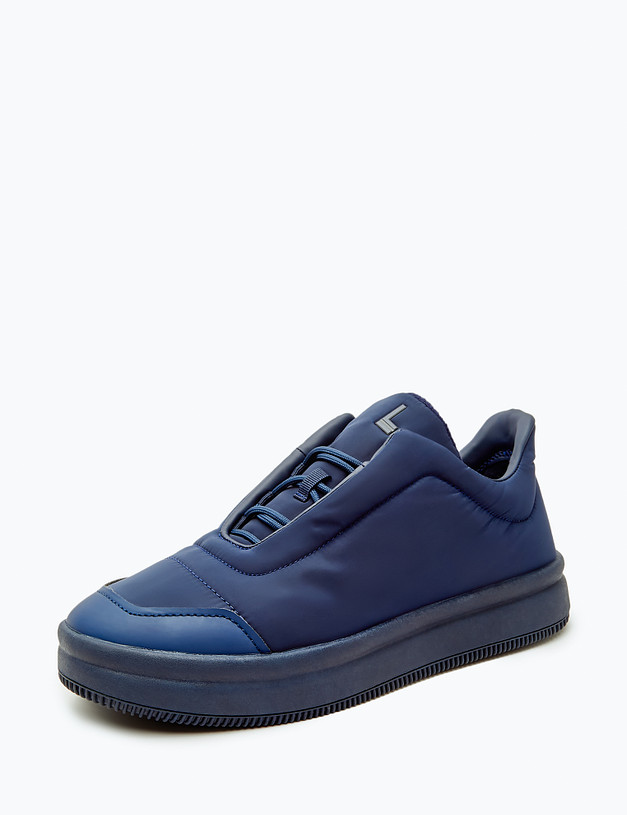 Синие утепленные мужские кроссовки MASCOTTE 151-321421-0203 | ракурс 2