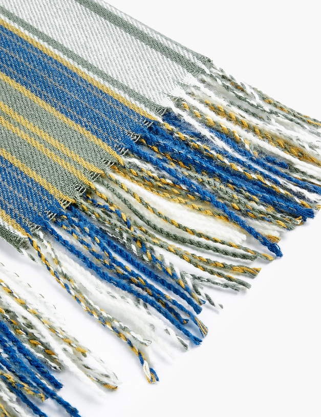 Голубой женский шарф MASCOTTE 779-2202-2411 | ракурс 3