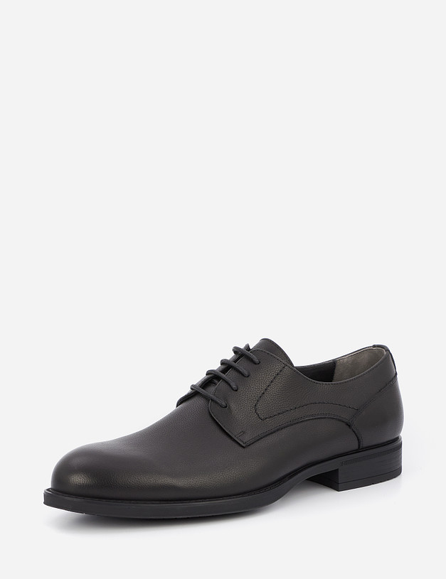 Черные мужские туфли MASCOTTE 128-121619-0102 | ракурс 3