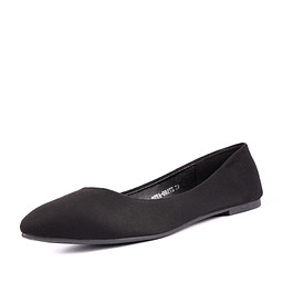 26-02WA-092TS Туфли женские текстиль/и.кожа черн, INSTREET