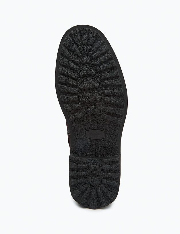 Коричневые мужские зимние ботинки из велюра MASCOTTE 128-324036-0209 | ракурс 6