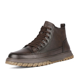 58-42MZ-S130SR Ботинки для активного отдыха мужские и.кожа/ворс.ткань корич, INSTREET