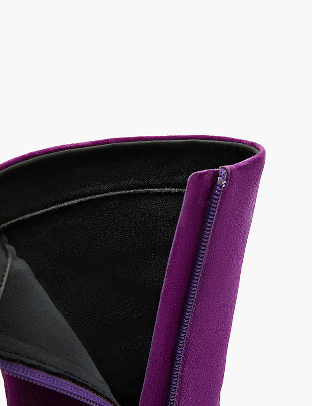 Фиолетовые женские ботильоны на высоком каблуке MASCOTTE 172-3202621-4632M | ракурс 8