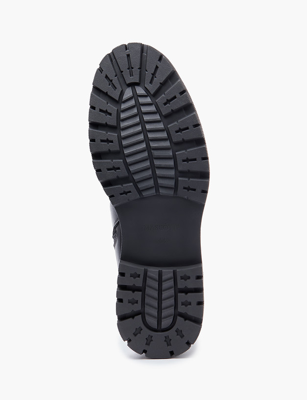 Черные мужские зимние ботинки MASCOTTE 22-3253434-0102 | ракурс 5