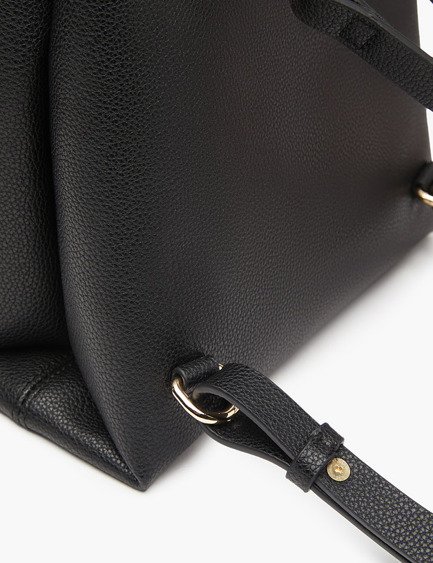 Черный женский рюкзак из кожи MASCOTTE 604-3205-602 | ракурс 6