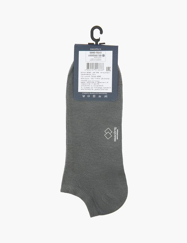 Серые мужские носки MASCOTTE M7421-376 | ракурс 3