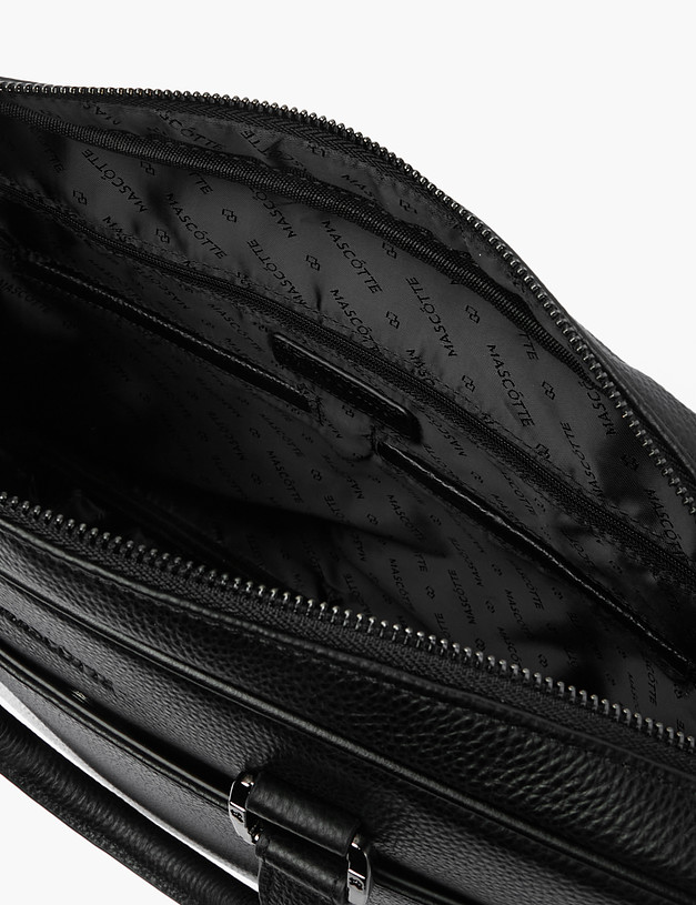 Черный мужской портфель MASCOTTE 602-2124-102 | ракурс 4