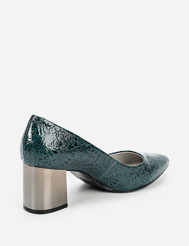 Зеленые женские туфли MASCOTTE 390-820261-0704 | ракурс 4