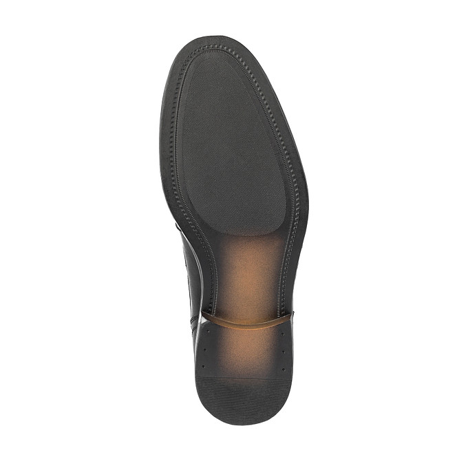 Черные мужские кожаные туфли в классическом стиле Salamander