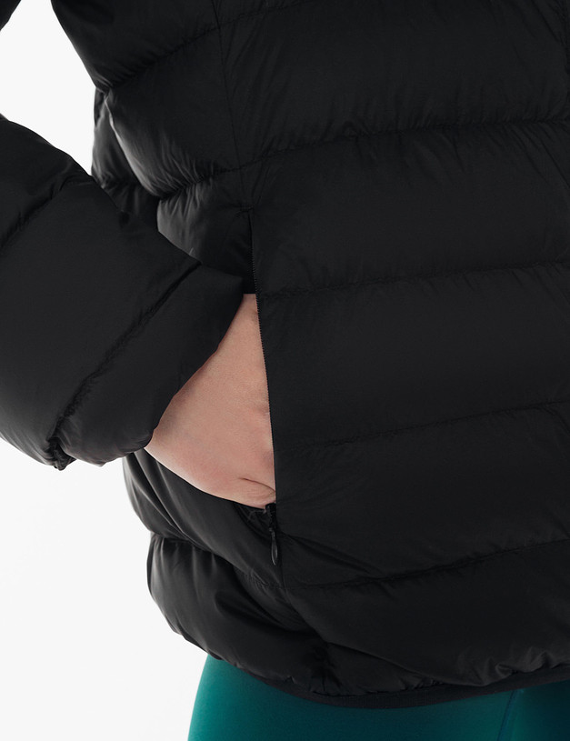 Черная женская куртка с капюшоном MASCOTTE 234-3173-2402 | ракурс 4