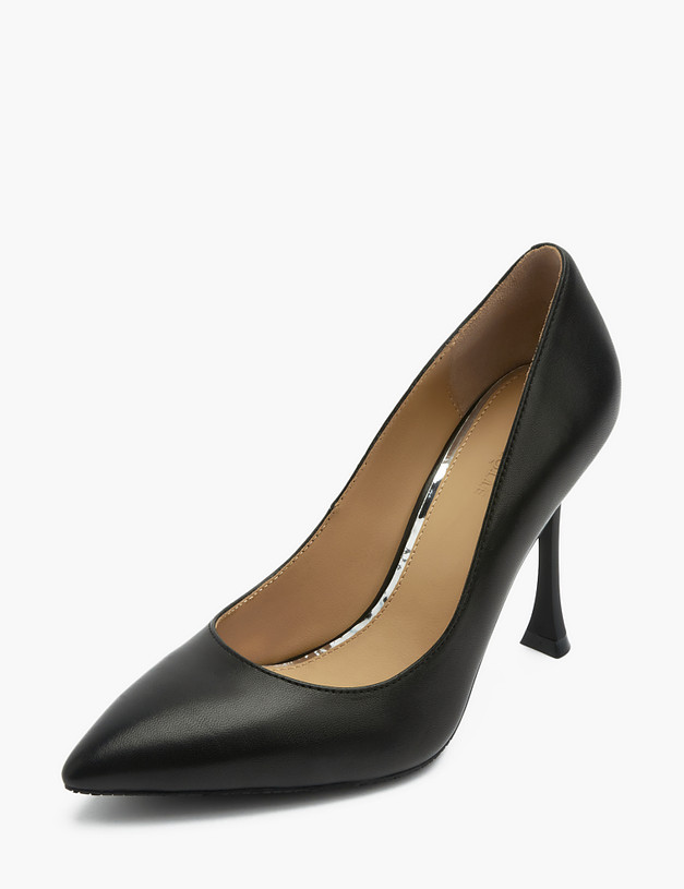 Черные кожаные женские туфли MASCOTTE 172-318711-3501M | ракурс 2