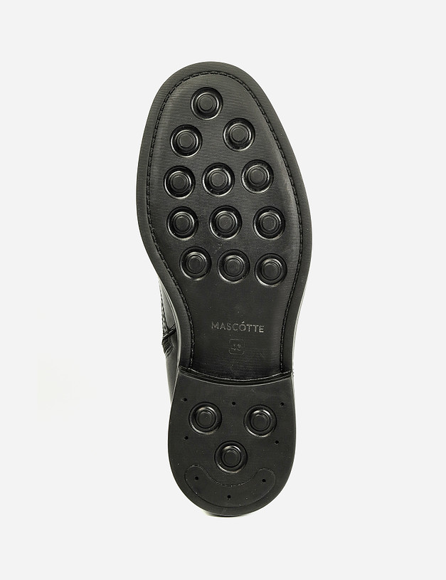 Черные мужские зимние ботинки MASCOTTE 58-1211332-3128M | ракурс 5