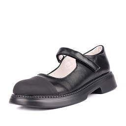 201-42GO-015SK Туфли девичьи и.кожа/нат.кожа черн, ZENDEN first