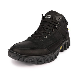 333-32MZ-016NN Ботинки для активного отдыха мужские нубук/шерсть-и.мех черн, Quattrocomforto