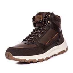 189-32MV-934SW Ботинки для активного отдыха мужские и.кожа-текстиль/и.мех корич, Pulse
