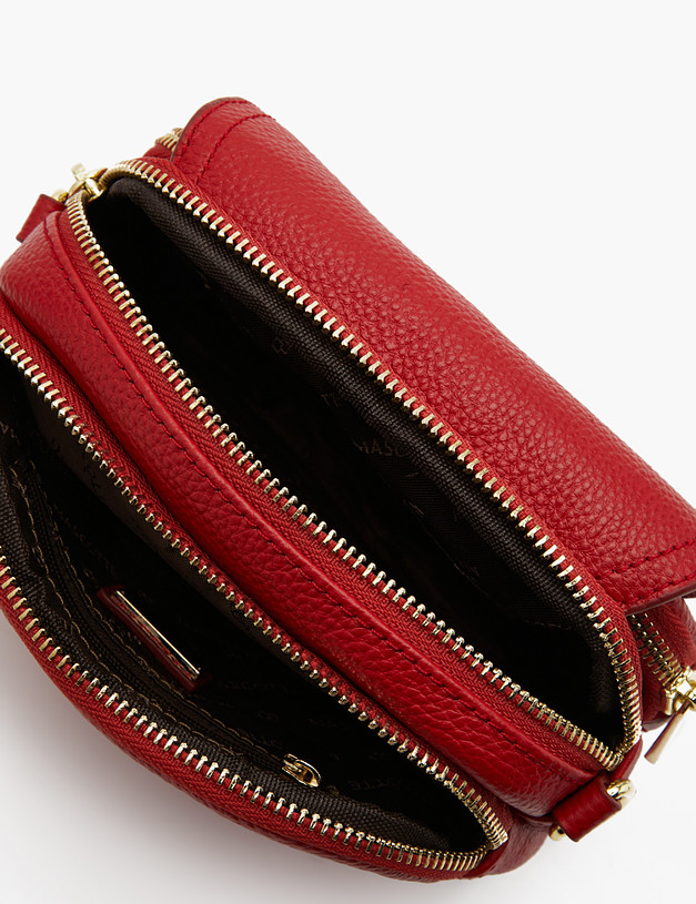 Красная женская сумка с широким ремнем MASCOTTE 669-1209-1005 | ракурс 4