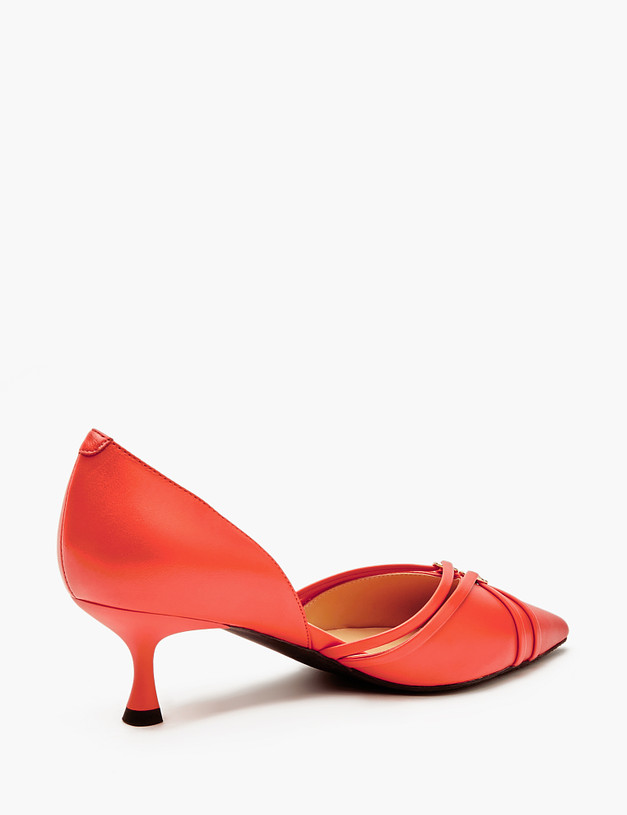 Красные женские туфли MASCOTTE 172-412411-6545M | ракурс 4